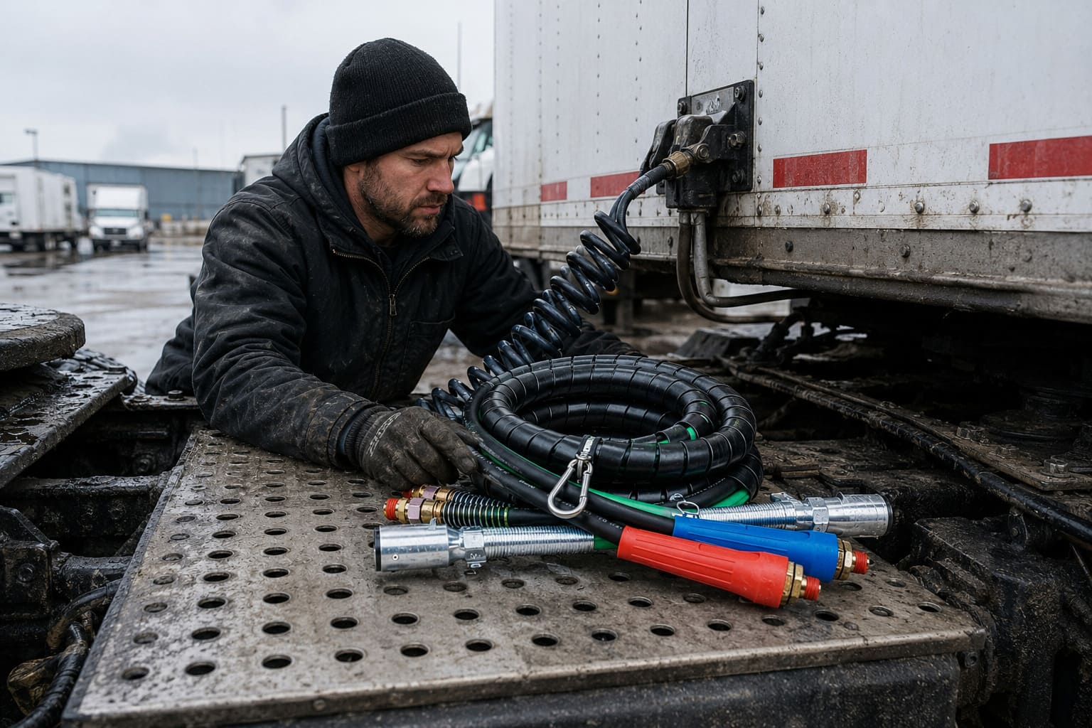 Operating Conditions for Truck Air Line Selection heavy-duty truck route conditions air line selection