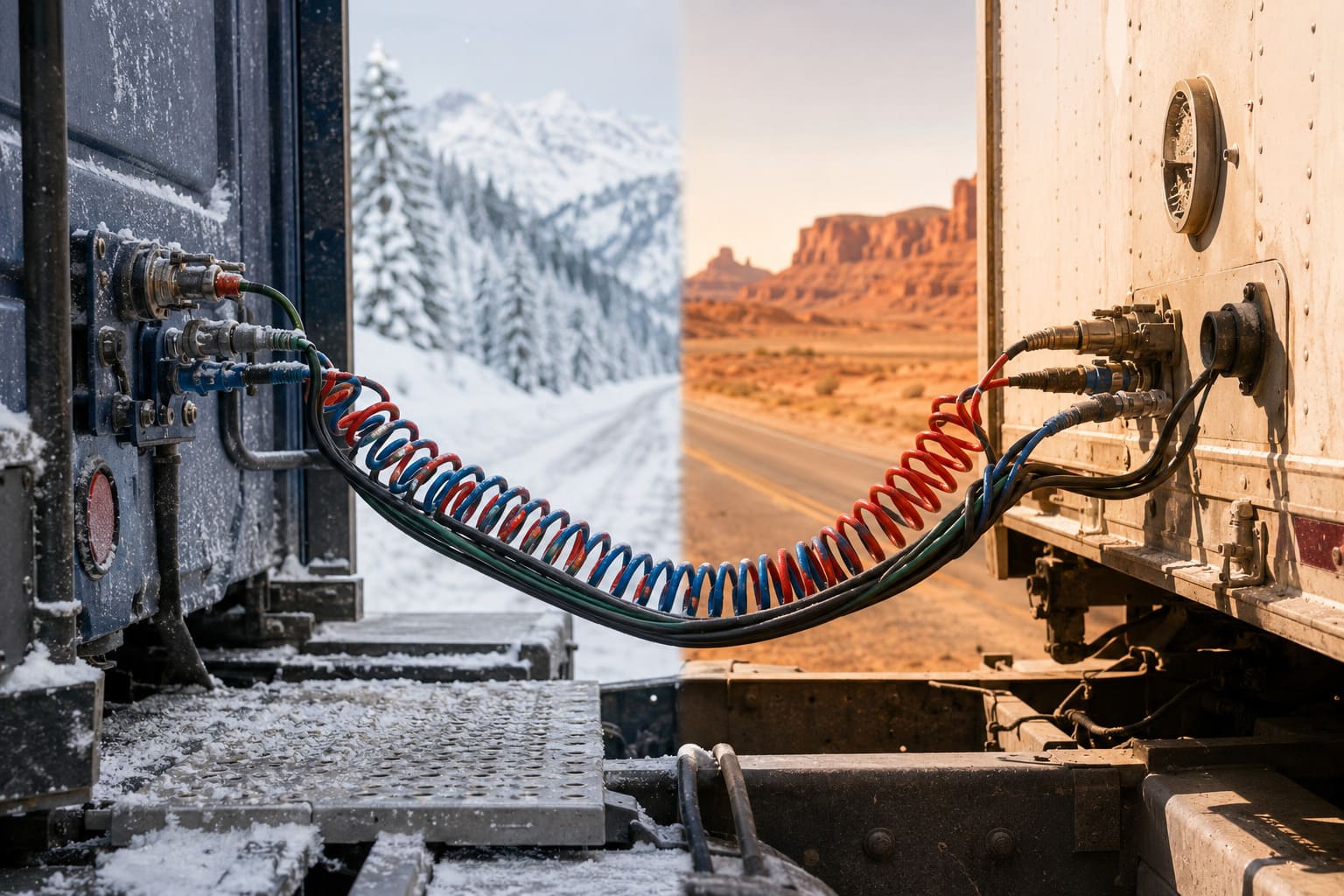Specifying 3-in-1 air power lines for cold and hot climates 3-in-1 air power lines for different climates