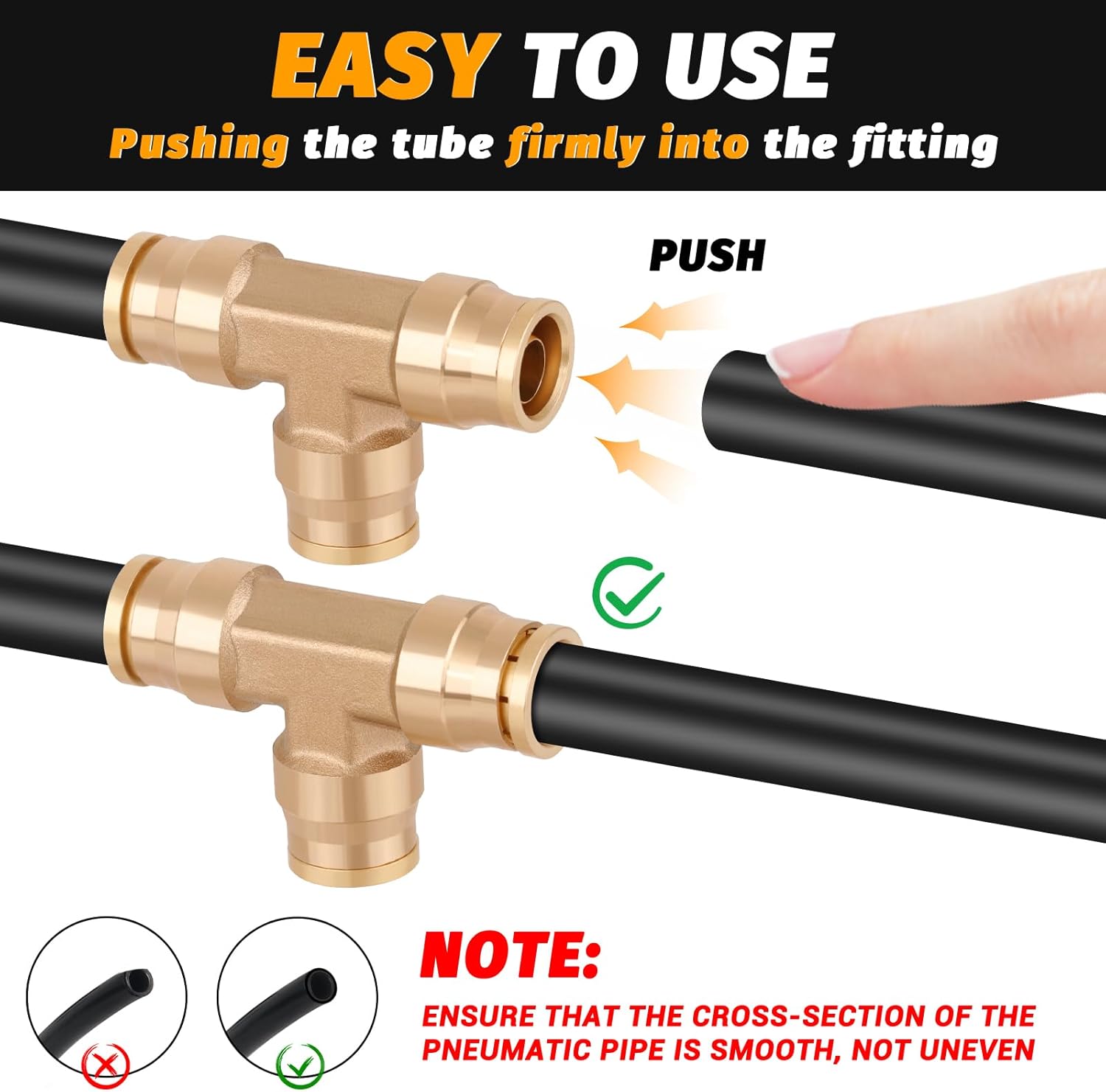 DOT PUSH TO TEE OEM#1864,AQ64,164PTC