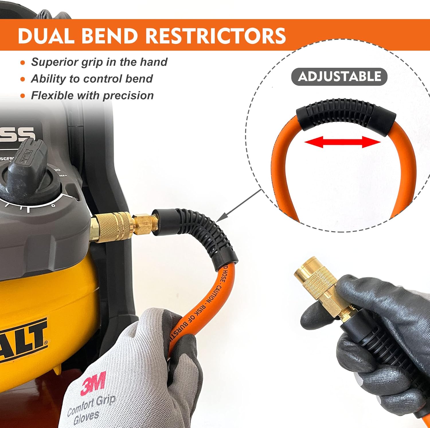 HYBRID AIR COMPRESSOR HOSE 3/8″ x 25 FEET
