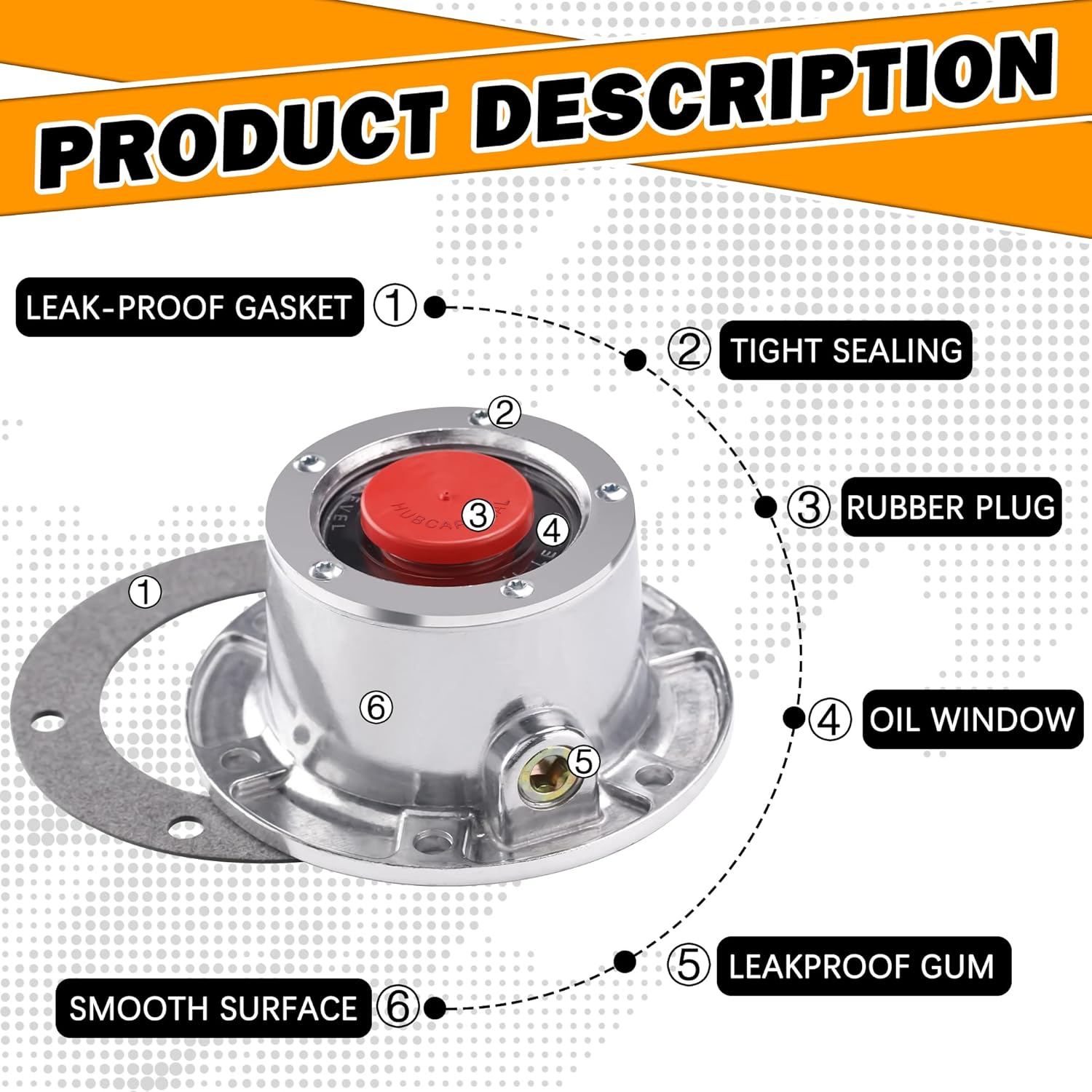 343-4024 ALUMINUM HUB CAP