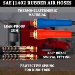 15′ 3-IN-1 AIR POWER LINE WITH BLACK HOSE  OEM#30-1177
