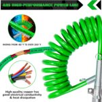 15′ ABS COILED 7 WAY CABLE OEM#87101