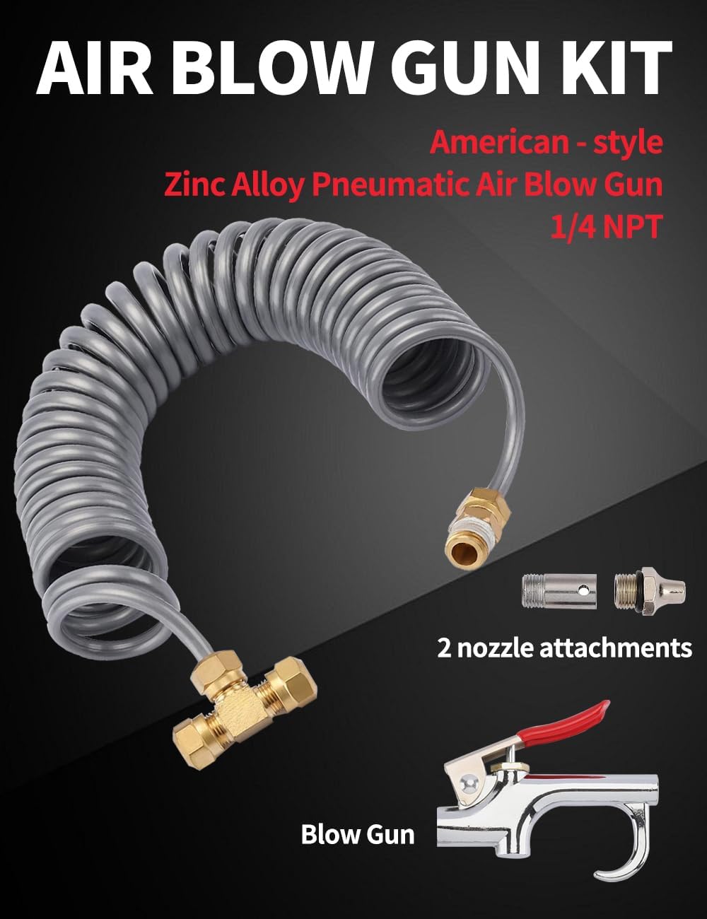AIR SEAT BLOW GUN KIT