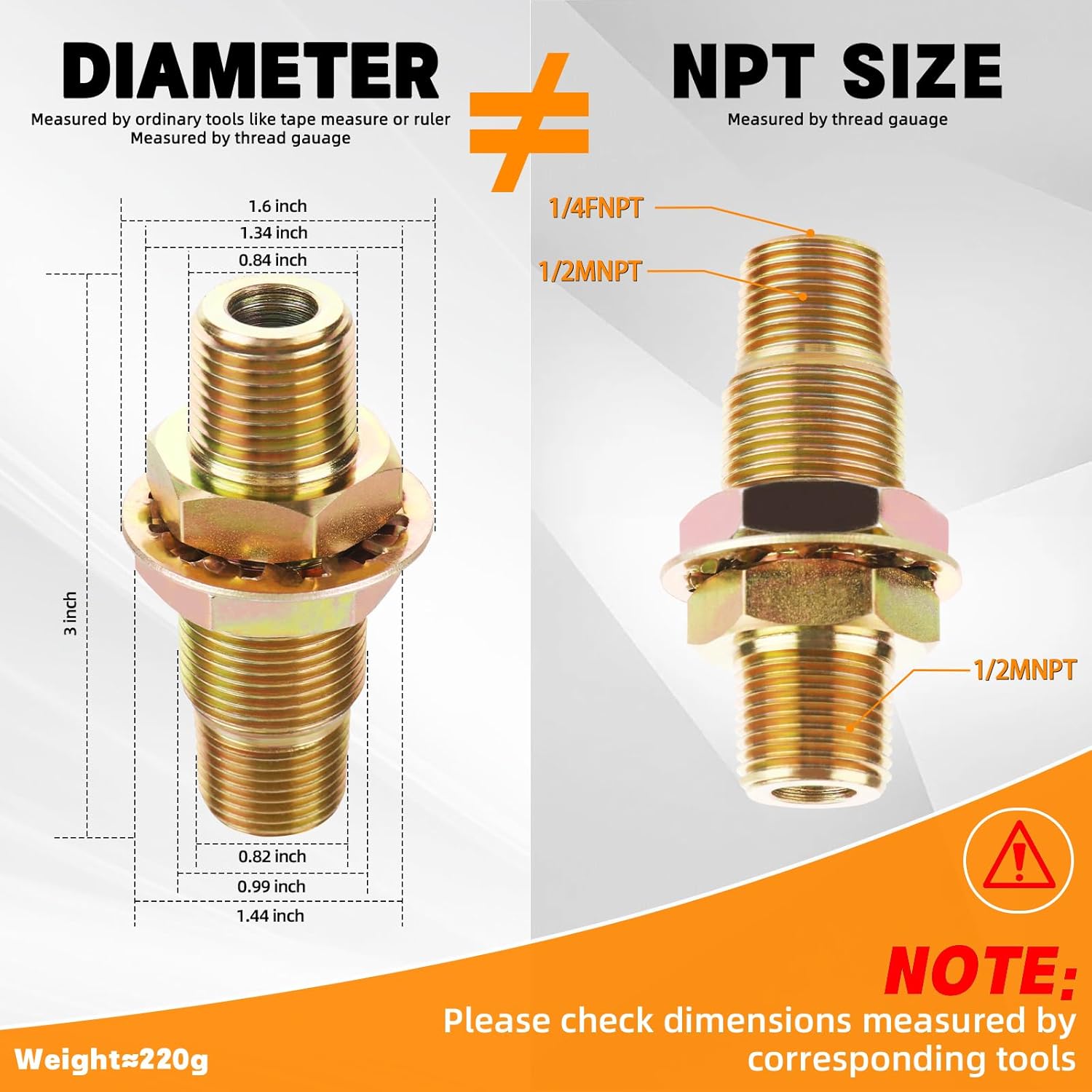 STEEL BULKHEAD FITTING