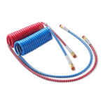 AIR COILED NYLON HOSE 12″x48″ LEADS (brass fitting) OEM#11-340