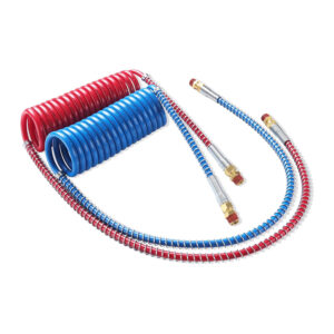 AIR COILED NYLON HOSE 12″x48″ LEADS (brass fitting) OEM#11-340