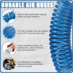 AIR COILED NYLON HOSE 12″ LEADS (brass fitting) OEM#11-315
