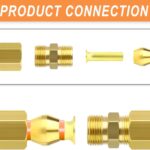 COMPRESSION TEE, MALE PIPE THREAD ON BRANCH