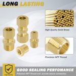 COMPRESSION TEE, MALE PIPE THREAD ON BRANCH