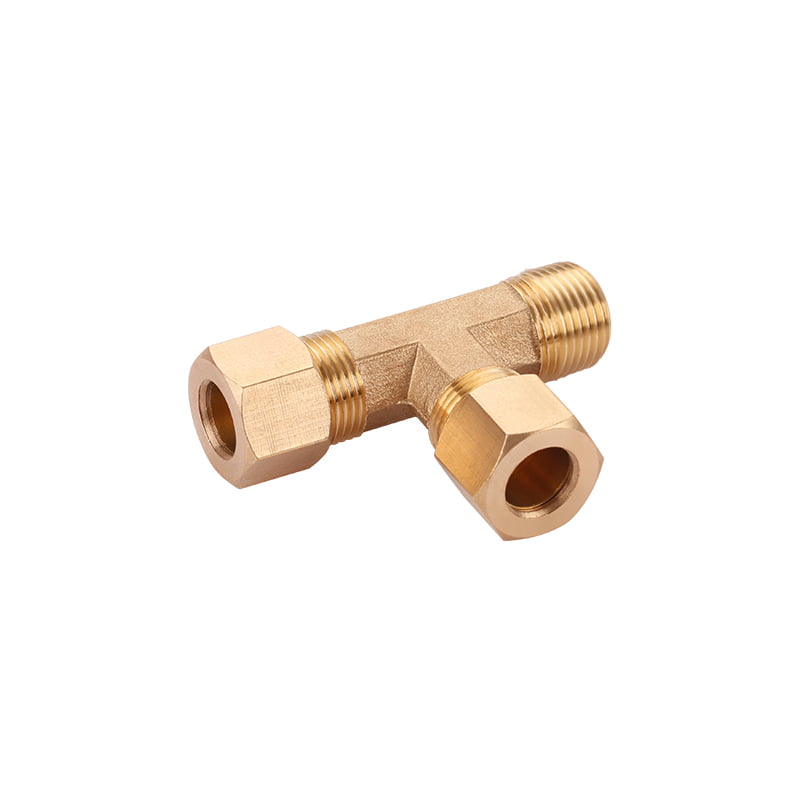 COMPRESSION TEE MALE PIPE THREAD ON RUN
