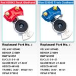 ALUMINUM GLADHAND EMERGENCY&SERVICE OEM#12-00623/12-00823