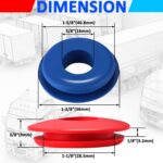 FULL-FACE POLYURETHANE GLADHAND SEAL BLUE&RED