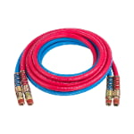 RUBBER AIR BRAKE LINE WITHOUT GRIP(RED&BLUE HOSE)
