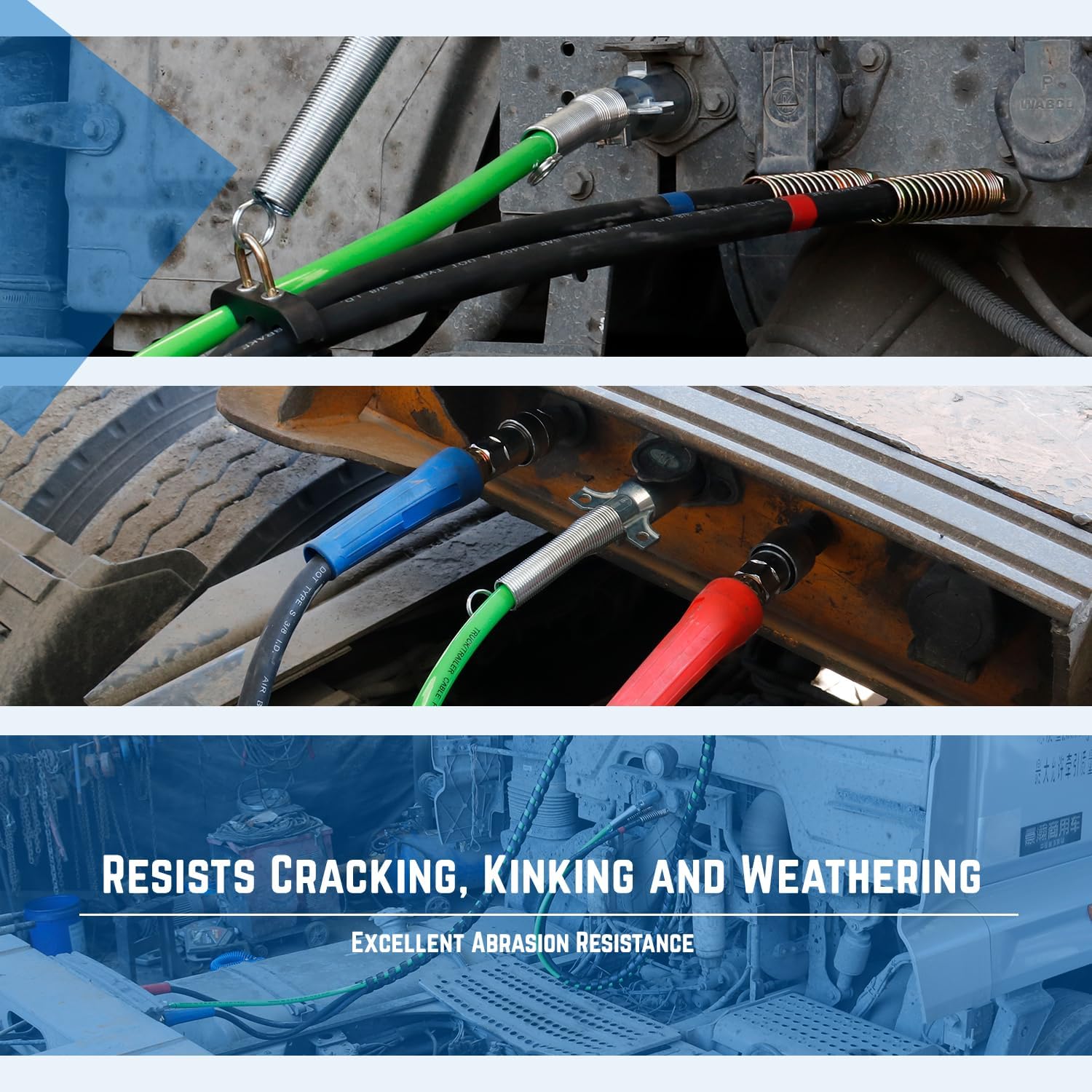 RUBBER AIR BRAKE LINE WITHOUT GRIP
