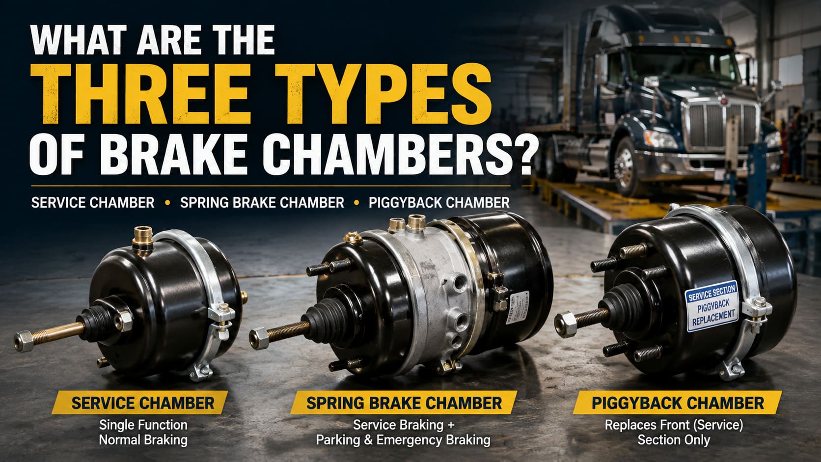 What Are the Three Types of Brake Chambers?