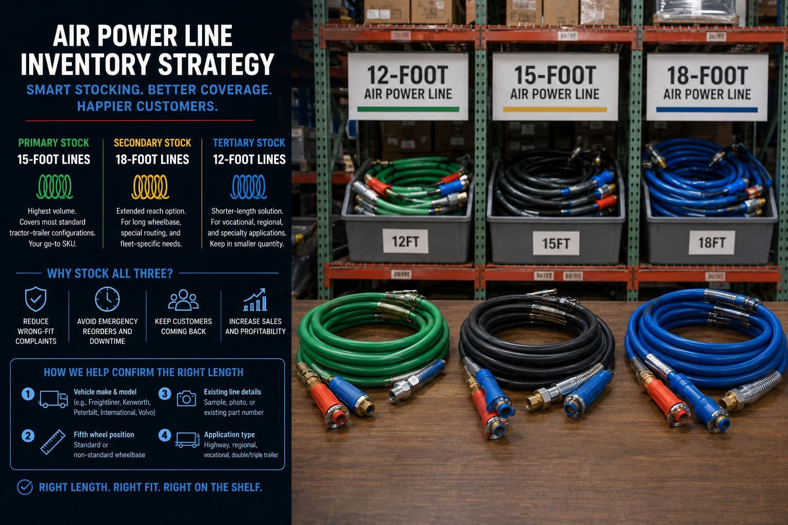 12-Foot vs. 15-Foot vs. 18-Foot Air Power Lines: Which Length Is Actually Best?