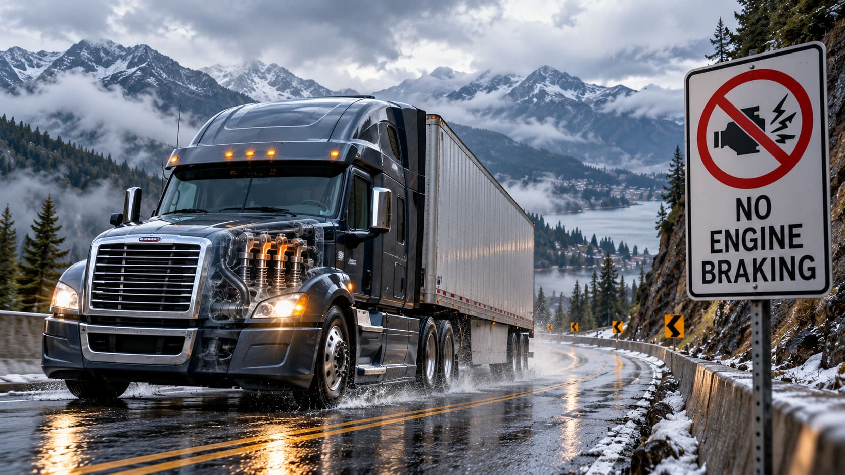 Why can’t trucks use engine brakes?
